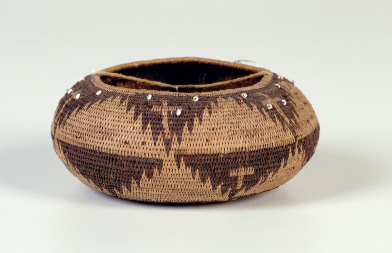 Panier miniature, vers 1900 - American School