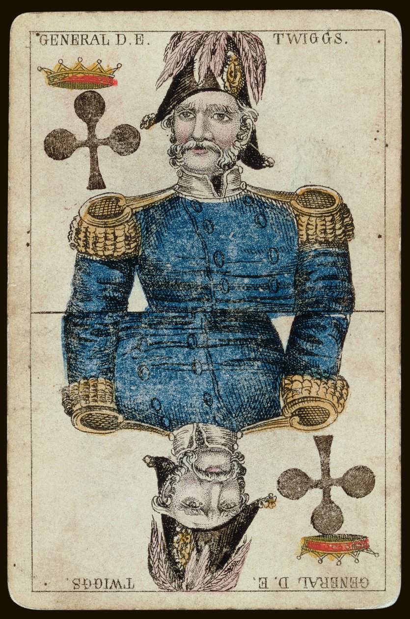 Carte à jouer : Roi de Trèfle - American School