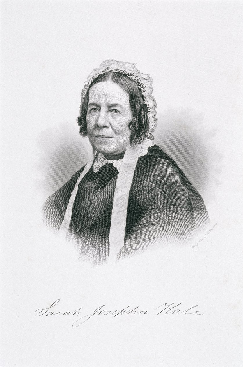 Portrait de Sarah Josepha Hale (1788-1879) - American School
