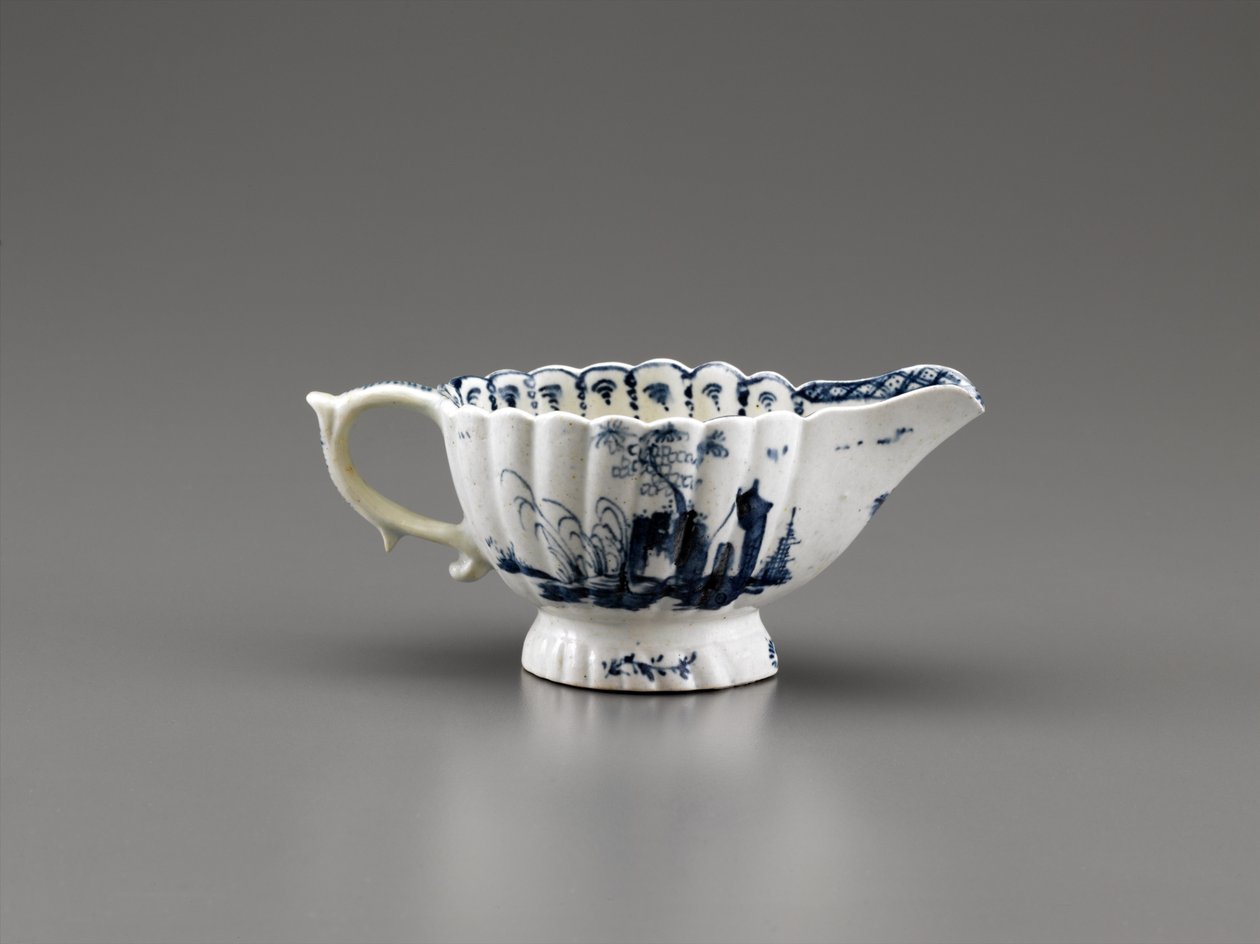 Saucière, de la manufacture de porcelaine, Gousse Bonnin & G. A. Morris, 1770-72 - American School