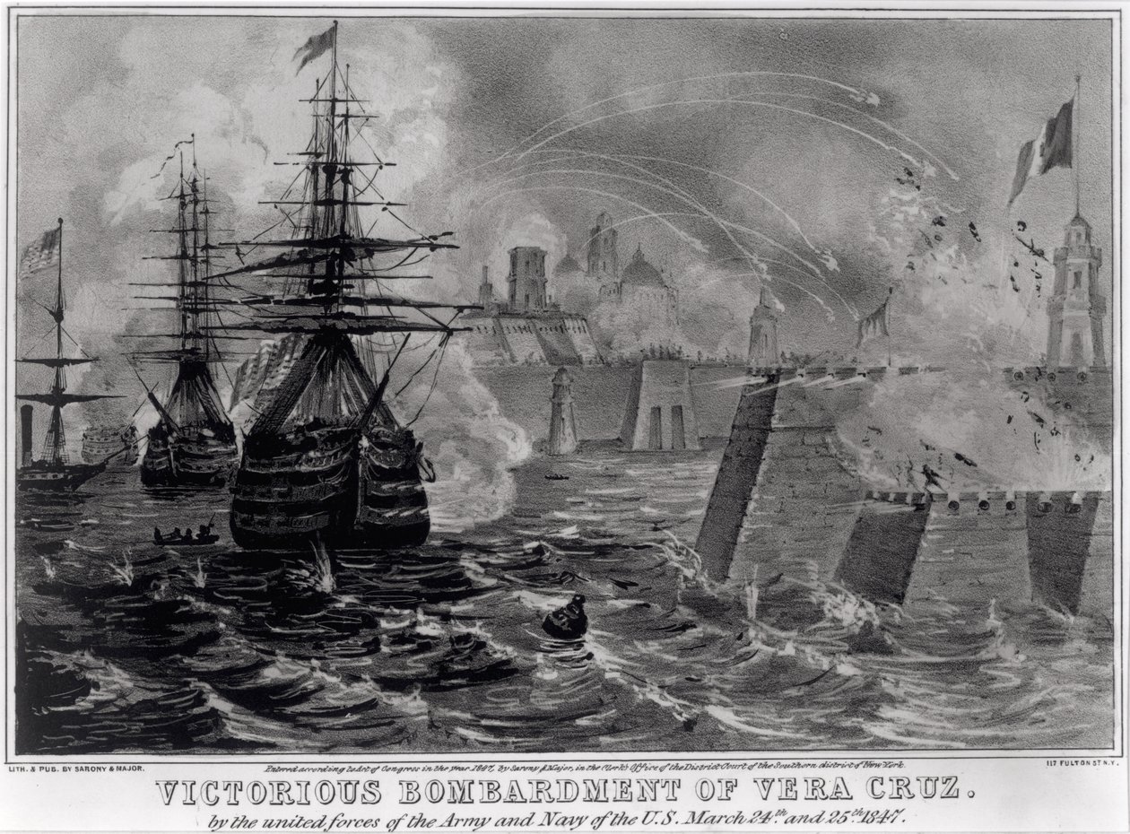 Bombardement victorieux de Vera Cruz par les forces unies de l