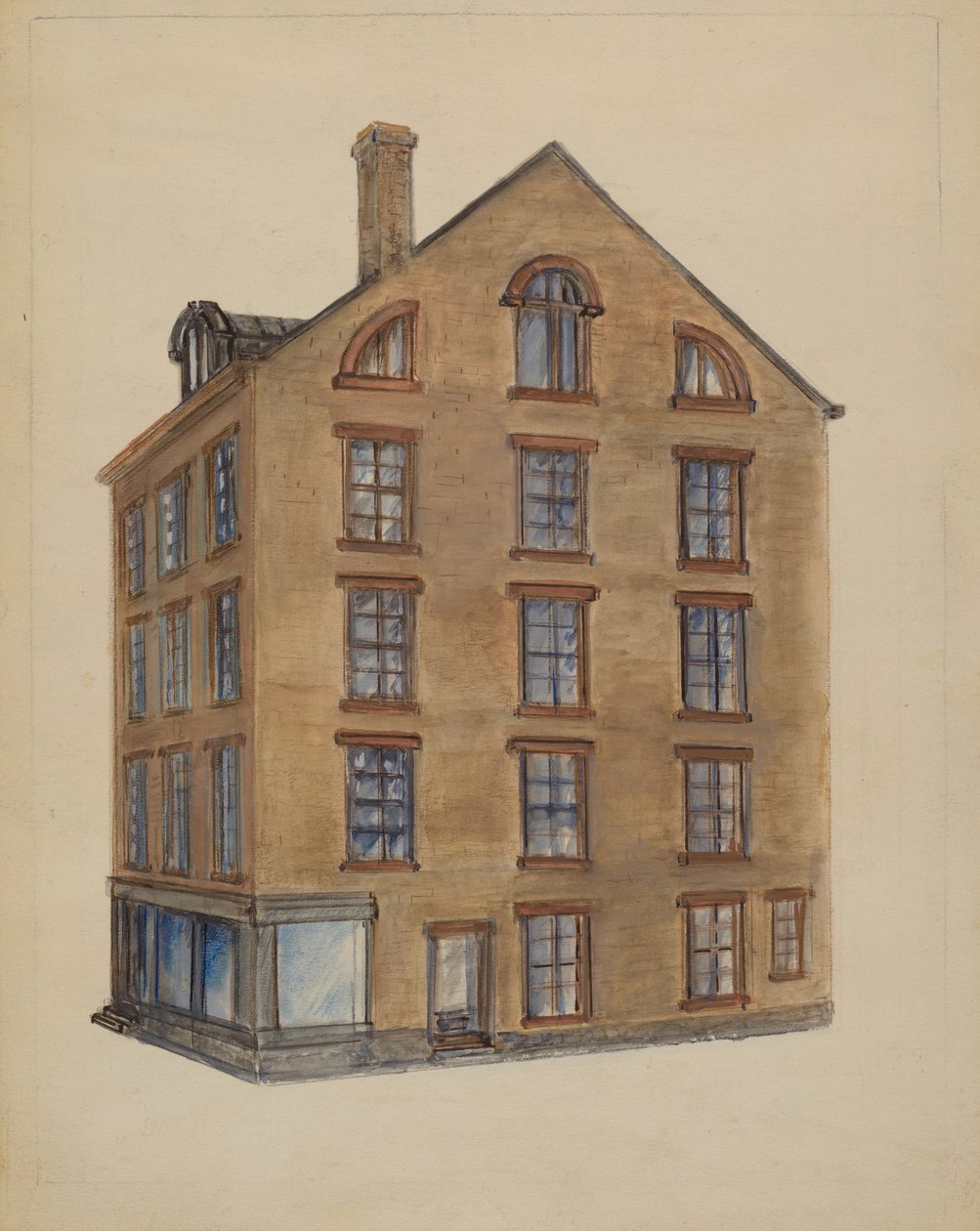 Coin des rues Pearl et John - American 20th Century