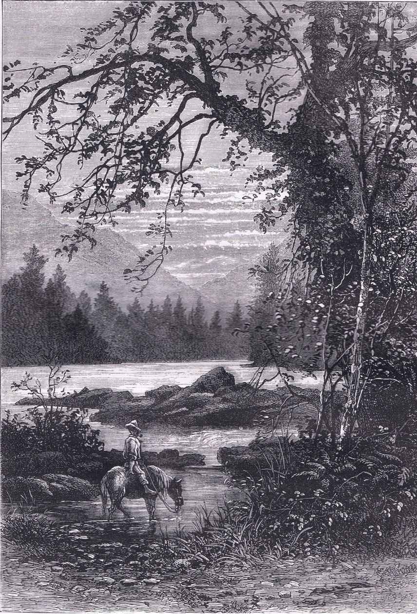 Vue de la Caroline du Nord, illustration de l