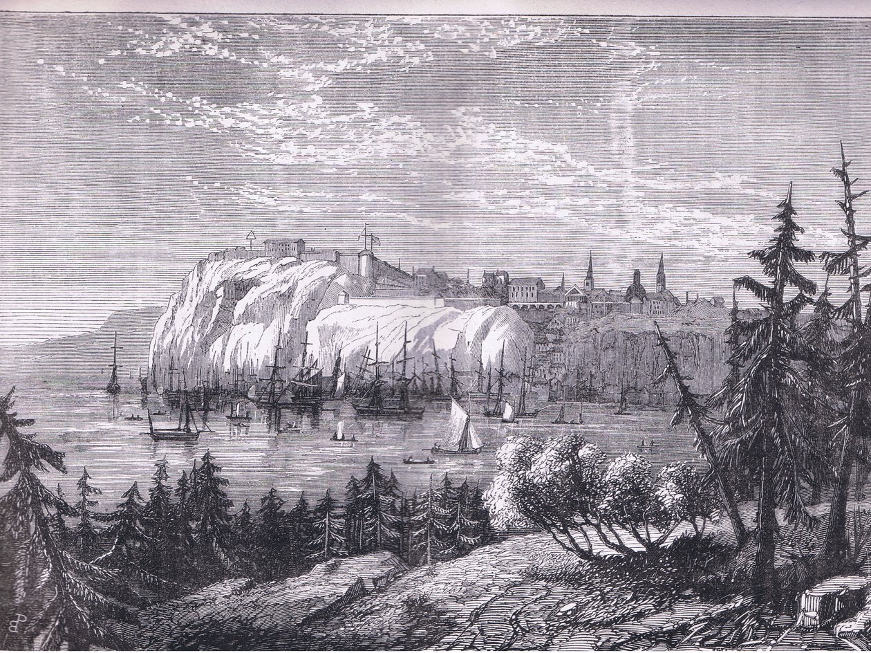 Vue de Québec, illustration de l