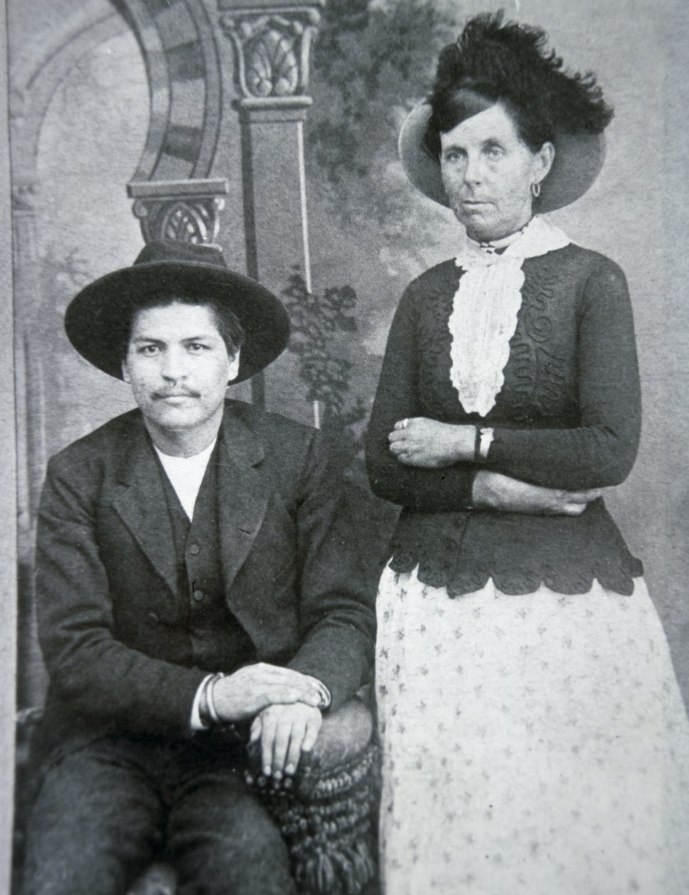 Belle Starr avec son amant 