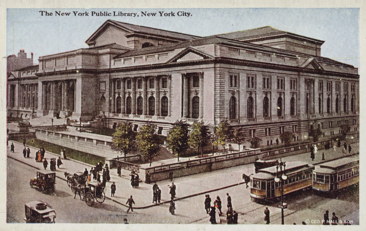 New York Public Library, New York City, USA (photo en couleur) - American Photographer