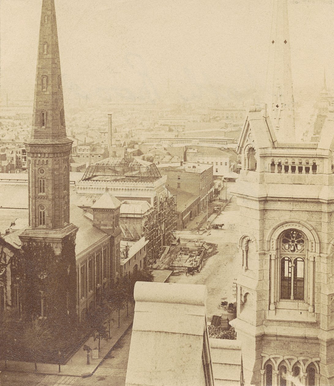 North Broad Street depuis City Hall de la 