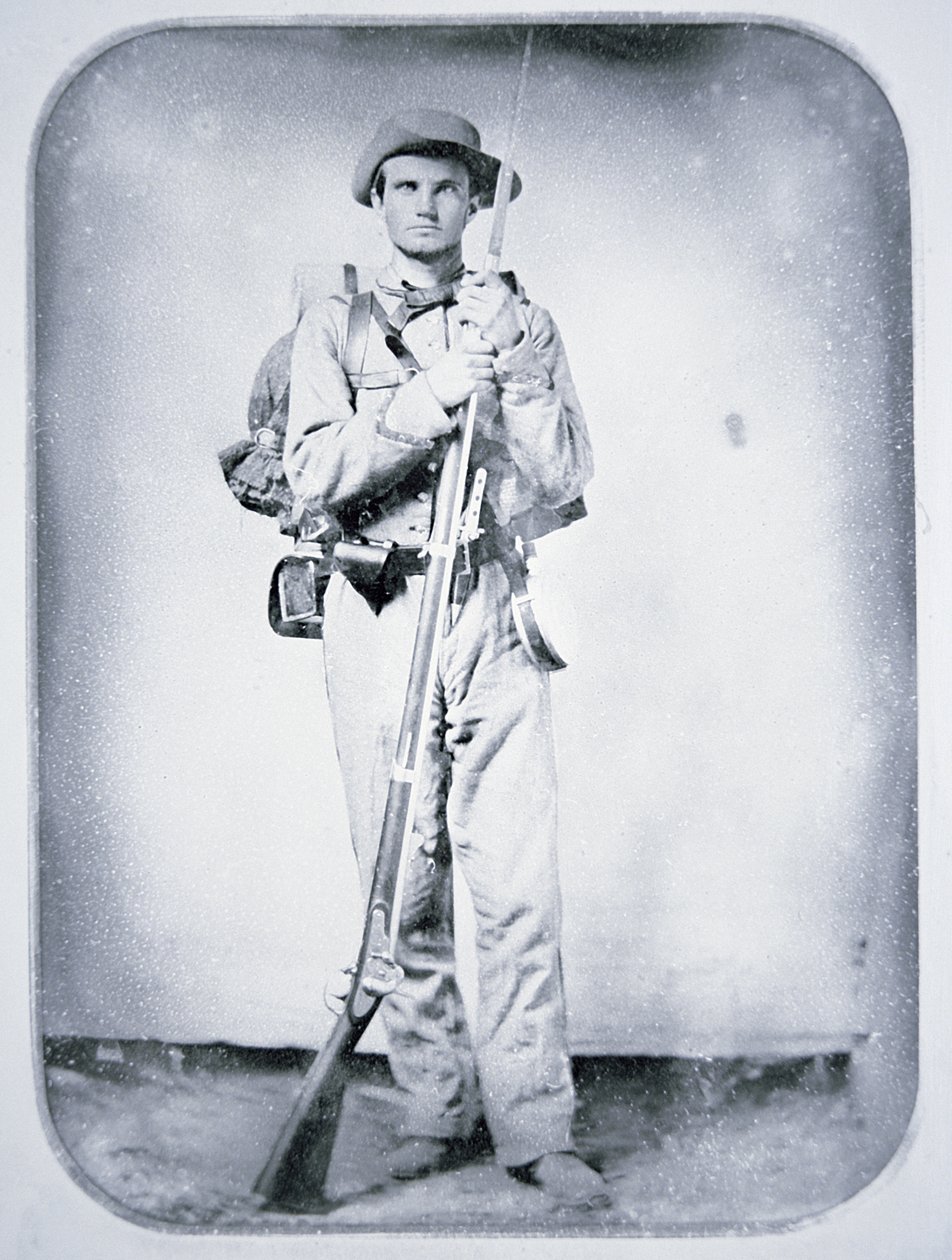 Soldat Thomas Taylor, Armée Confédérée (photo n/b) - American Photographer