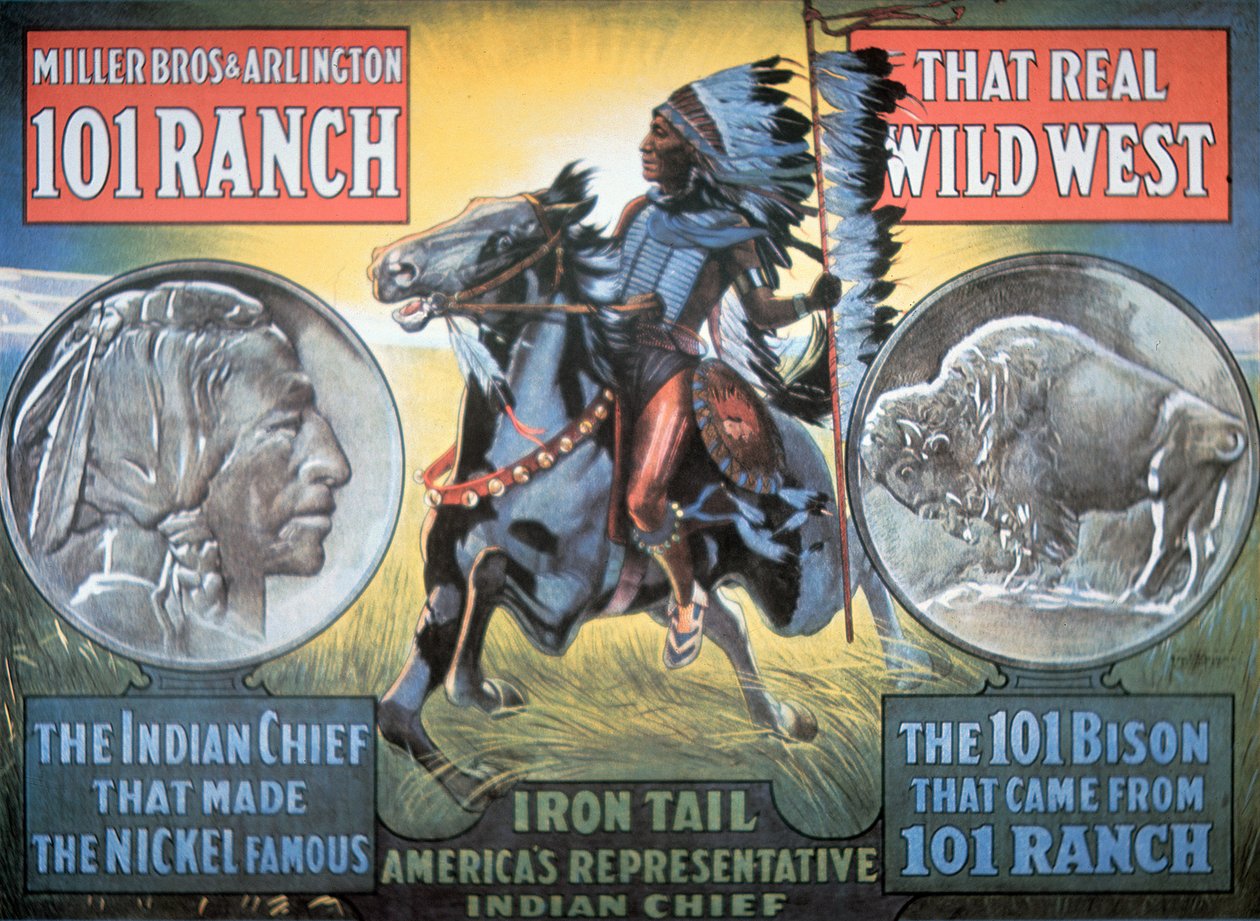 Affiche du spectacle Wild West du Ranch 101, avec 