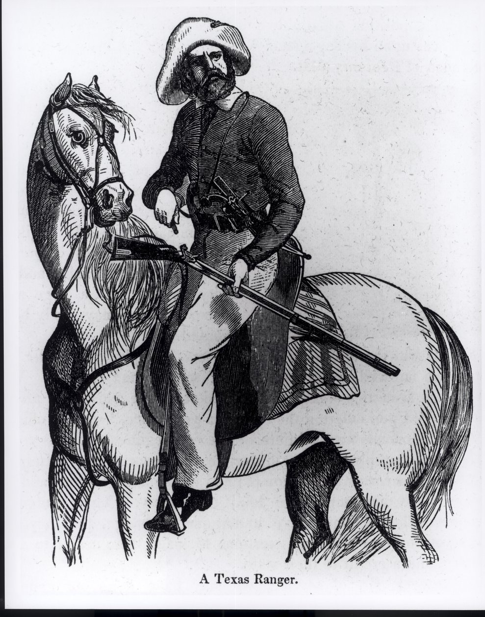 Un Texas Ranger, illustration de 