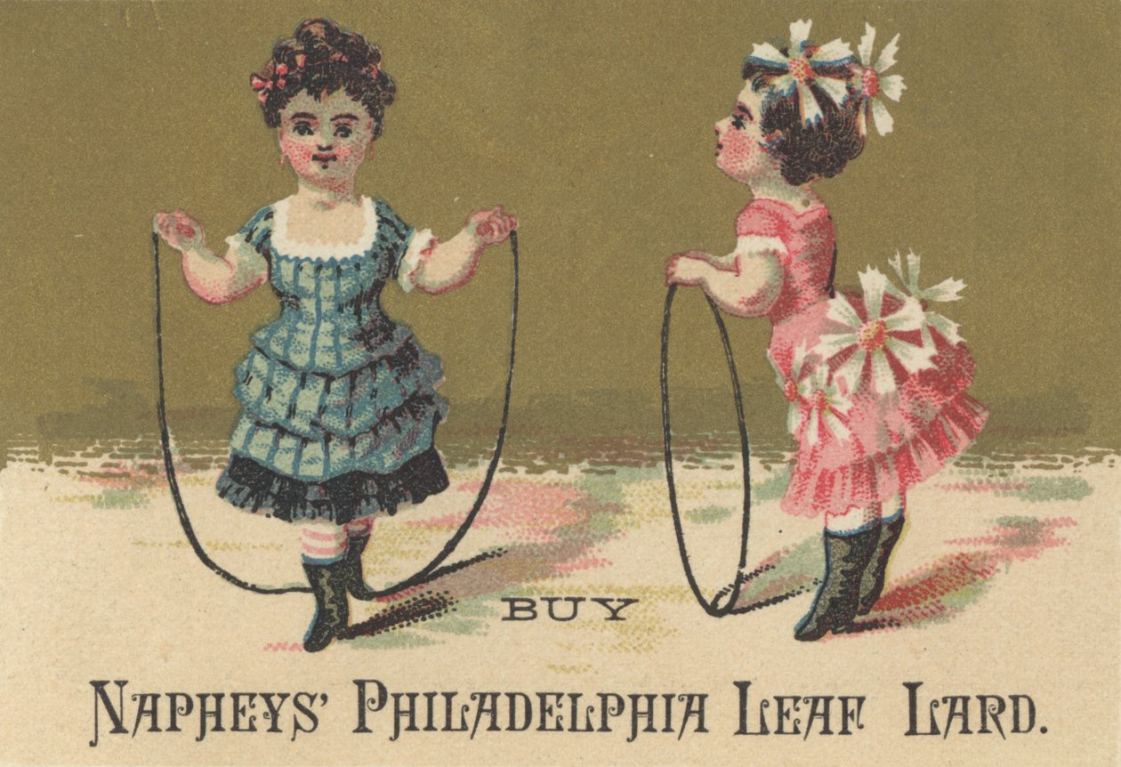 Publicité pour le saindoux de Napheys Philadelphia, c.1880 - American School