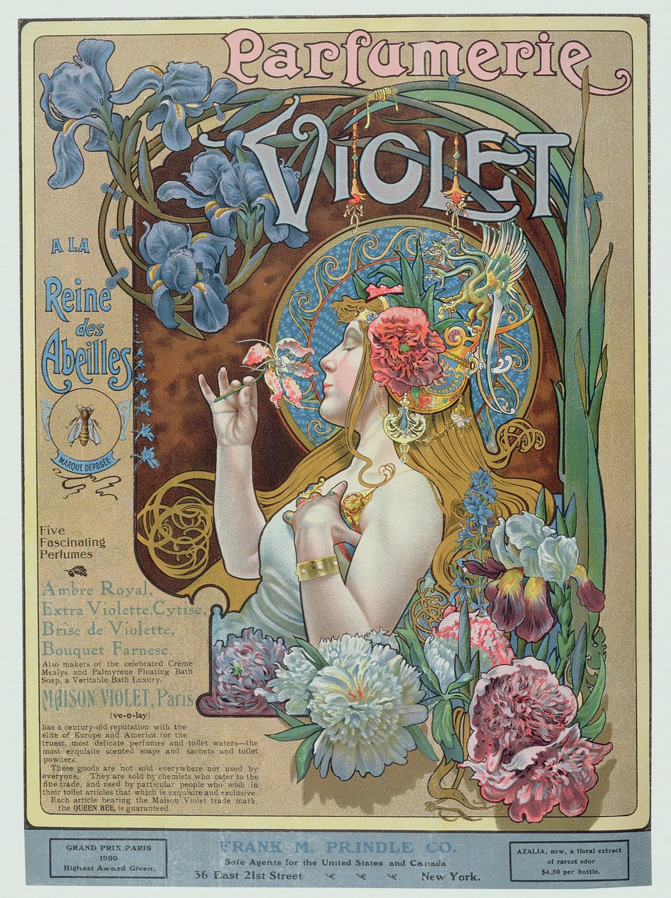 Publicité pour la parfumerie 