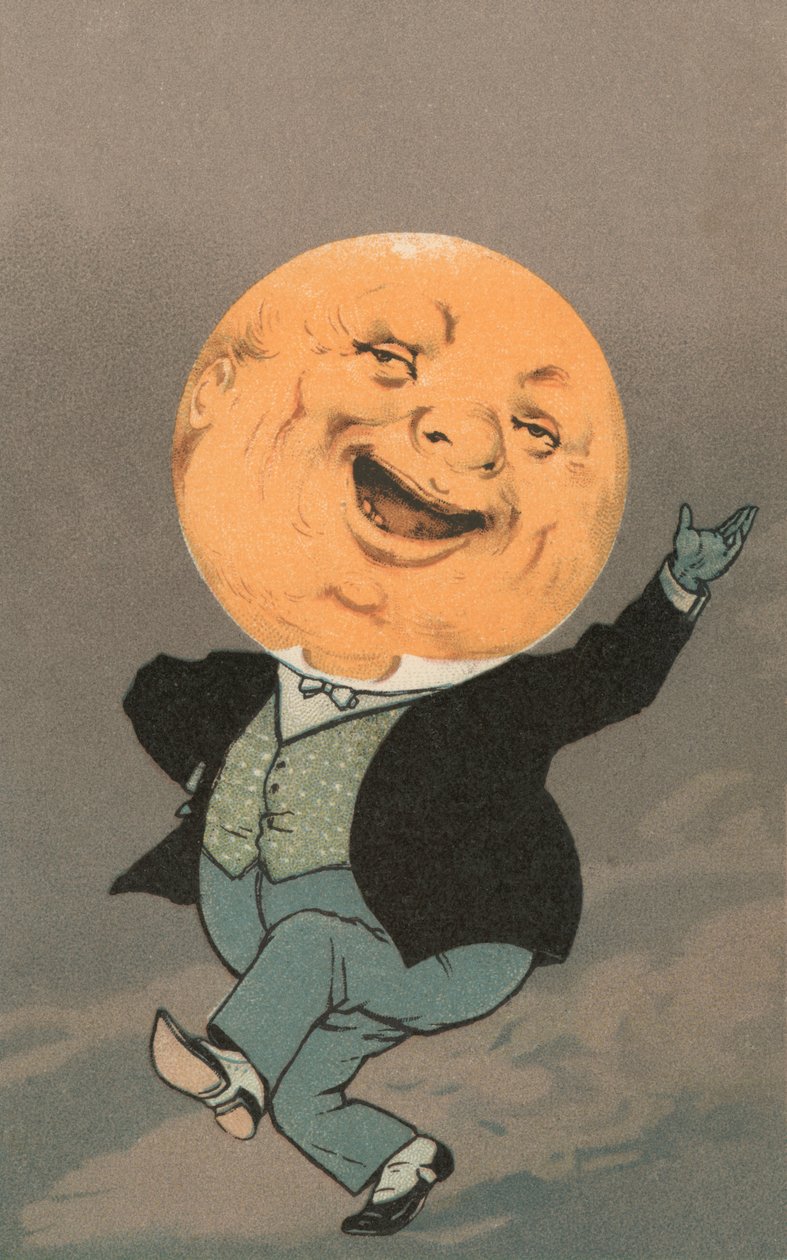 Aristocrate dansant avec une tête d