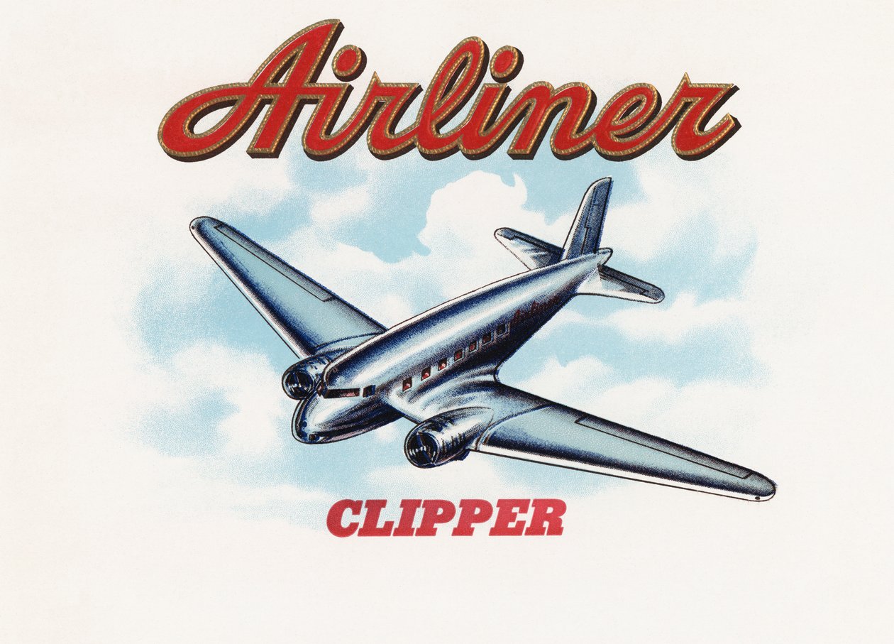 Premier avion de ligne en vol - American School