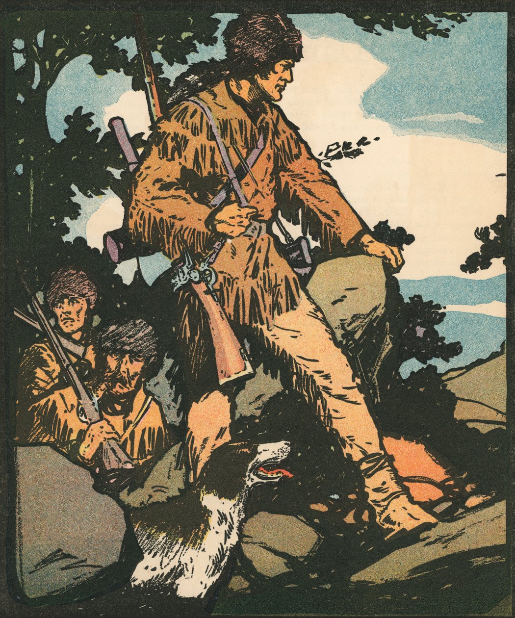 Explorateurs : Frontiersman Daniel Boone - American School