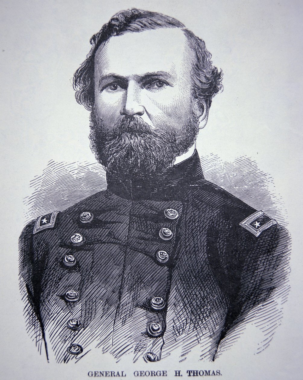 Général George H. Thomas (1816-70) - American School