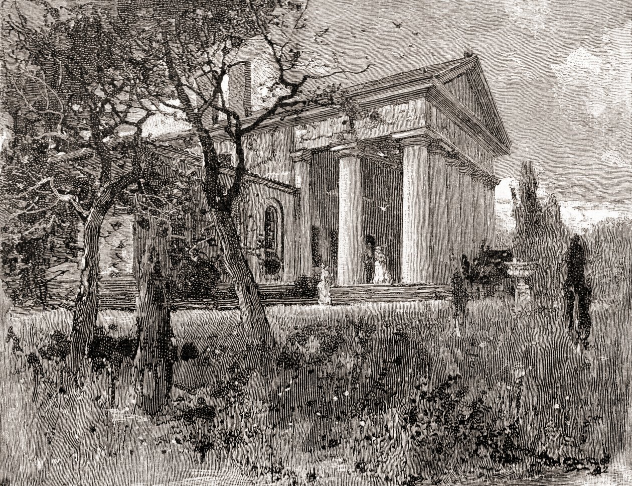 Maison du général Robert E. Lee, Arlington, Virginie, au 19ème siècle, de 