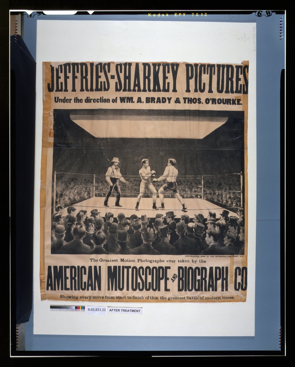 Photos de Jeffries-Sharkey - sous la direction de Wm. A. Brady & Thos. O