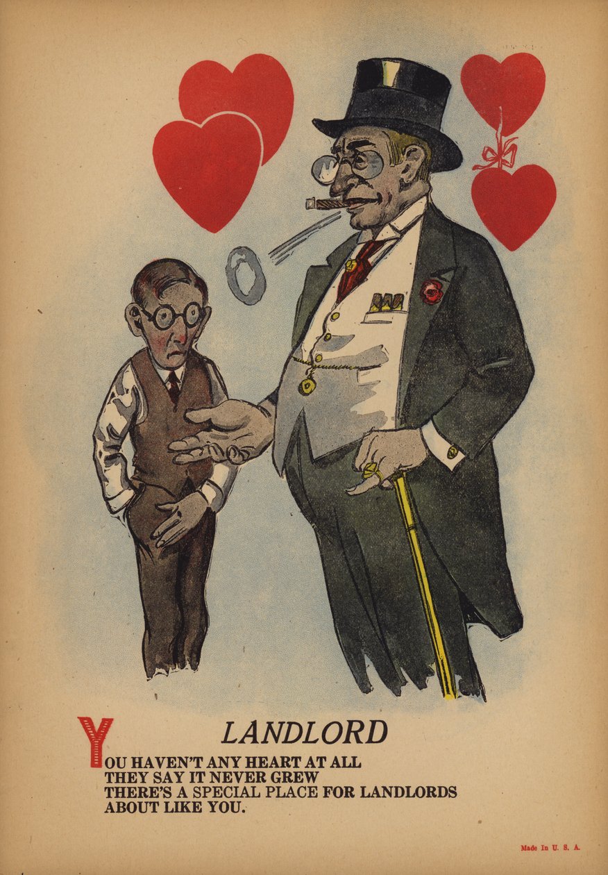 Propriétaire (lithographie couleur) - American School