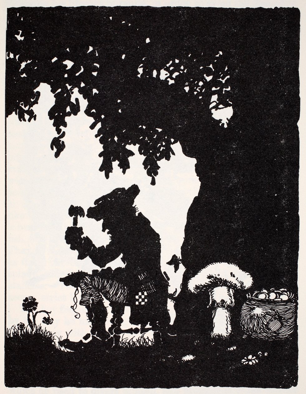 Leprechaun, de The World Guide to Gnomes, Fairies, Elves and Other Little People par Thomas Keightley publié en 1880 - American School