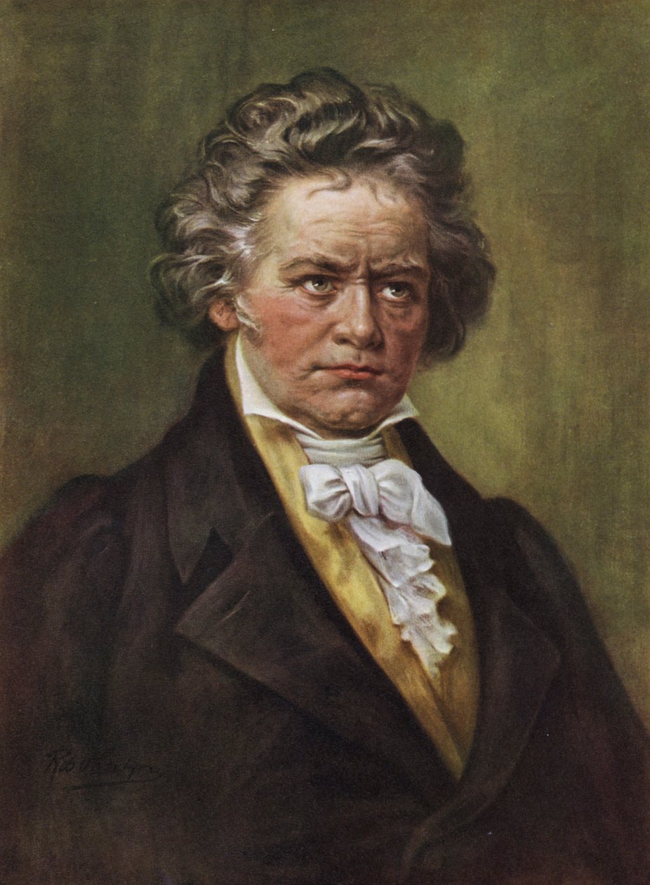 Ludwig Van Beethoven (lithographie) - American School