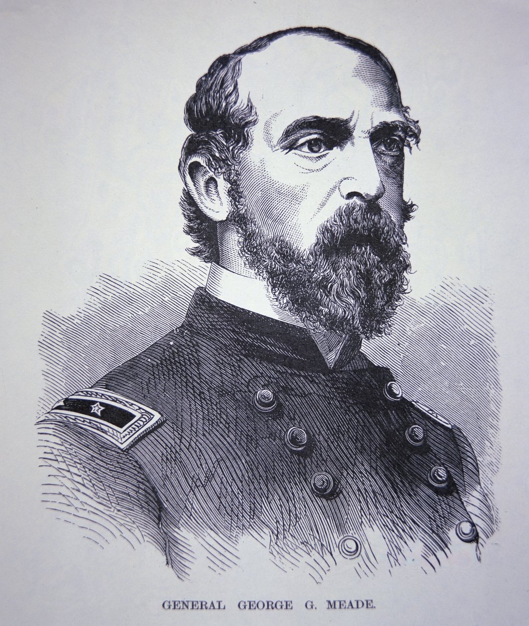 Major Général George Meade (1815-72) - American School