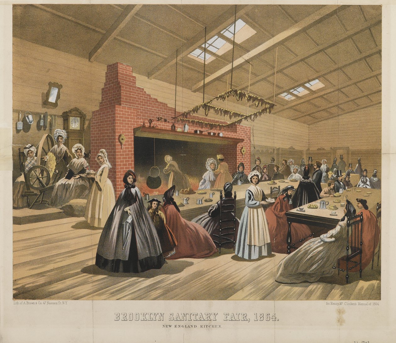 Cuisine de la Nouvelle-Angleterre, Brooklyn Sanitary Fair, 1864 - American School