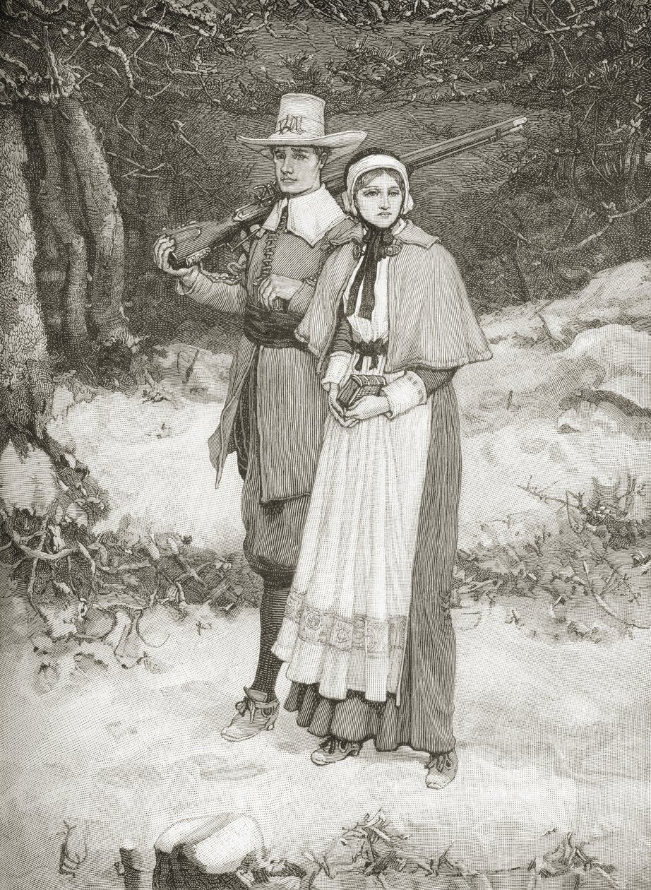 Puritains allant à l
