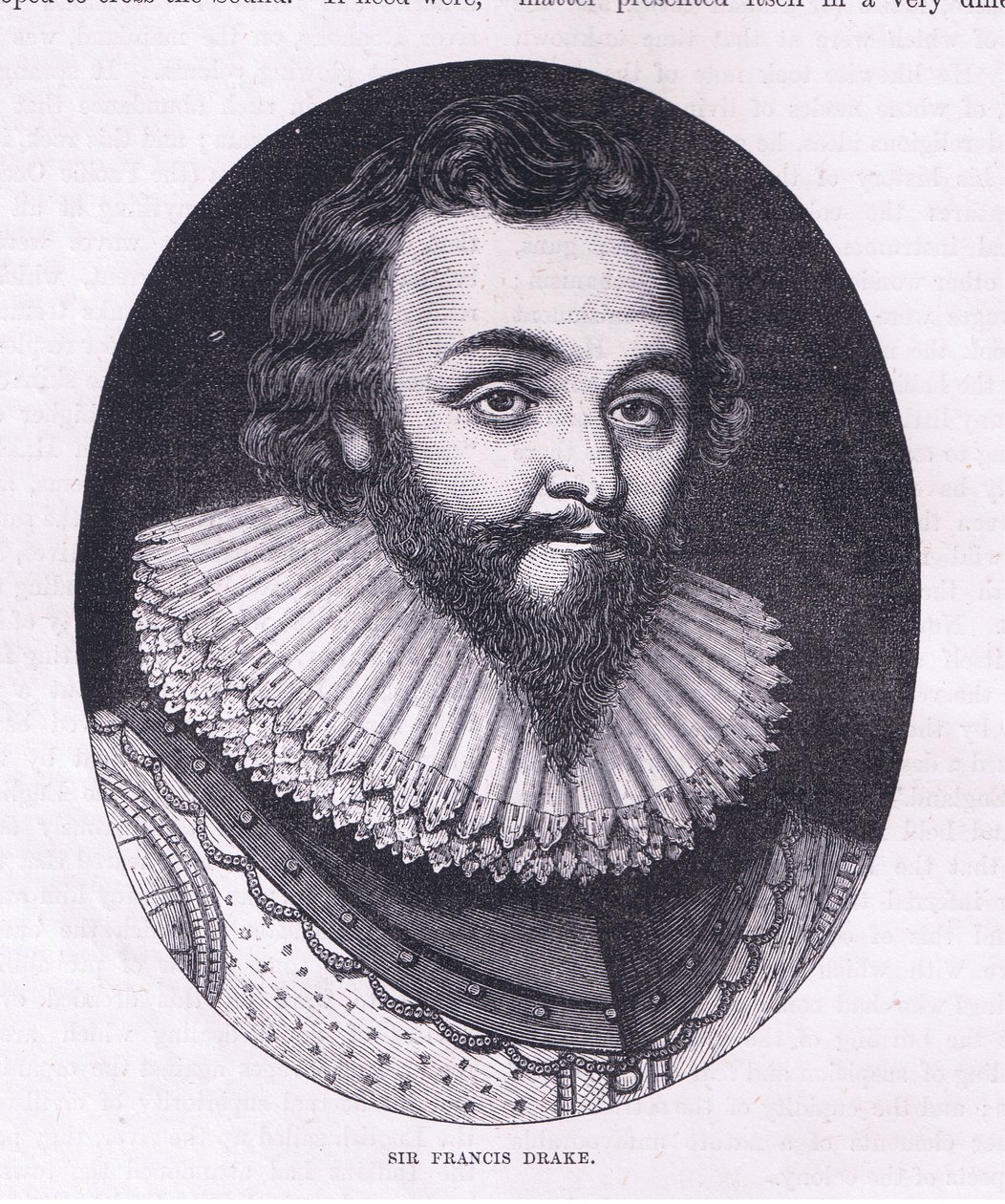 Sir Francis Drake, illustration de l
