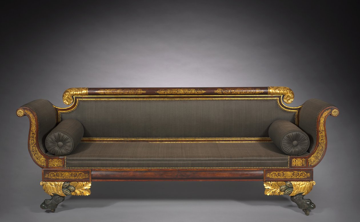 Canapé, vers 1820 - American School