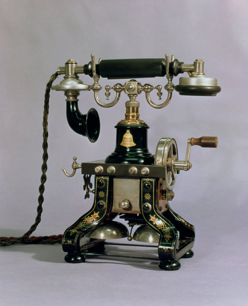 Téléphone, National Telephone Service, USA, 1890 - American School