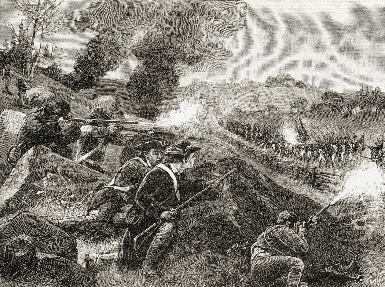 Les Britanniques se retirant de Lexington, de 