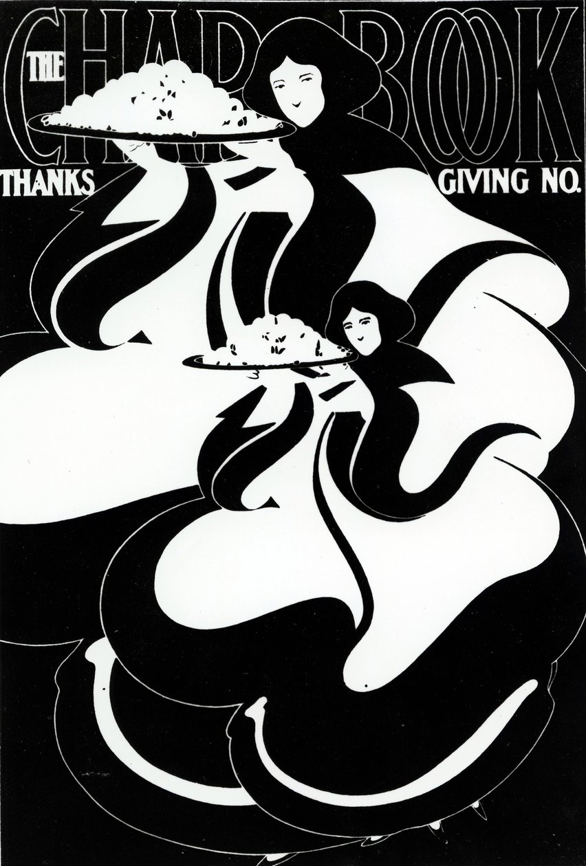 La Charbook Thanksgiving, couverture avant, vers 1890 - American School