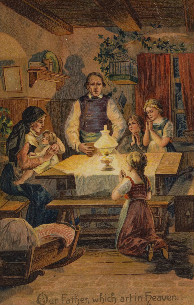 Le Notre Père, qui êtes aux cieux (chromolitho) - American School