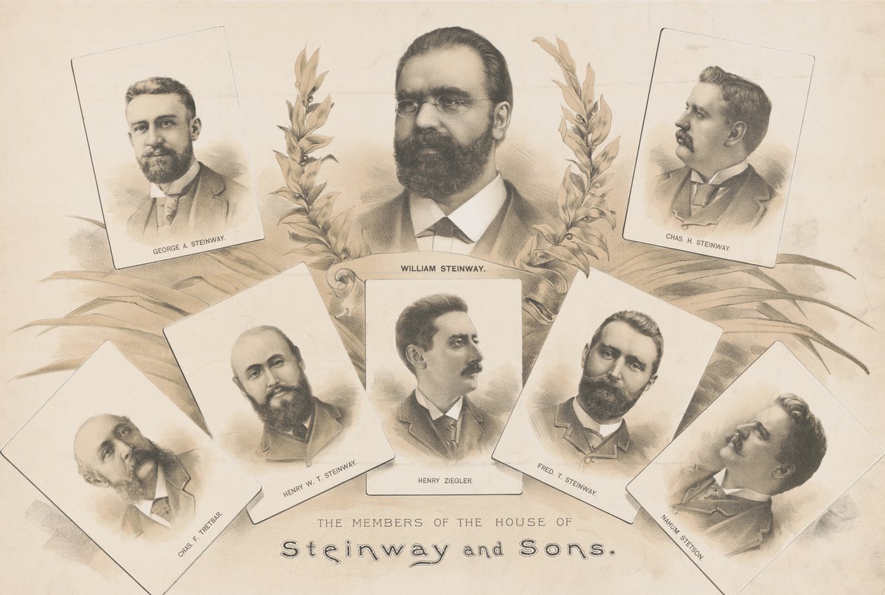 Les membres de la maison Steinway and Sons - American School