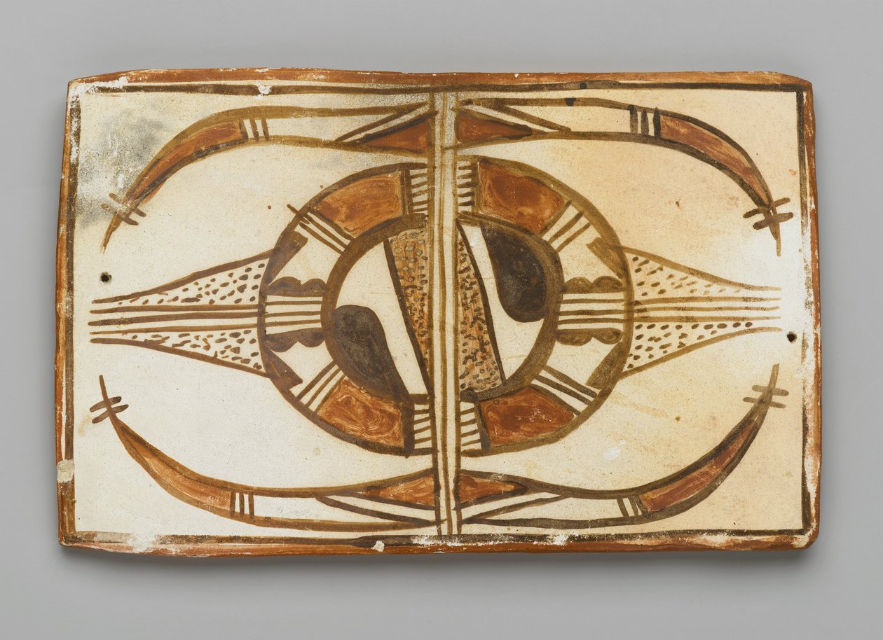 Carreau, fabriqué à Mesa, Arizona par le peuple Hopi - American School