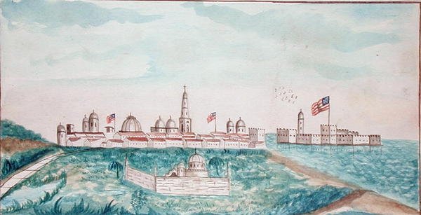 Vera Cruz, château et cimetière - American School