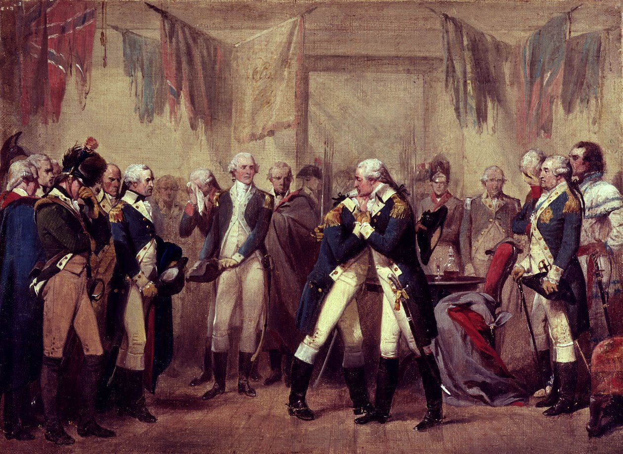 Adieux de Washington à ses officiers à Fraunces Tavern, New York, New York, 4 décembre - American School