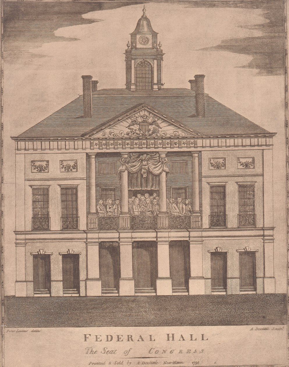 Federal Hall, le siège du Congrès - Amos Doolittle