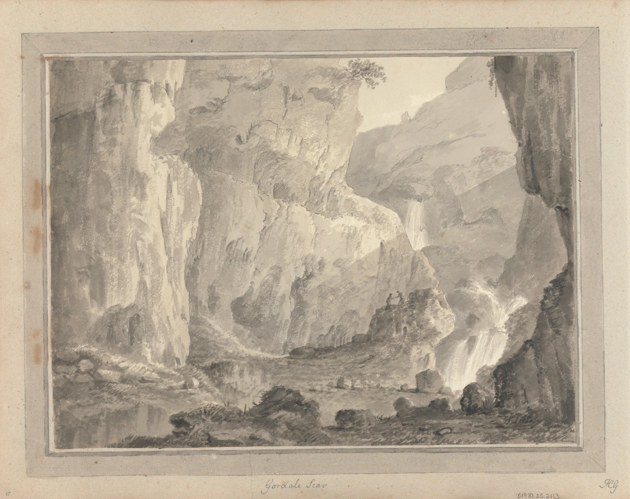 Vues en Angleterre, Écosse et Pays de Galles : Gordale Scar - Amos Green