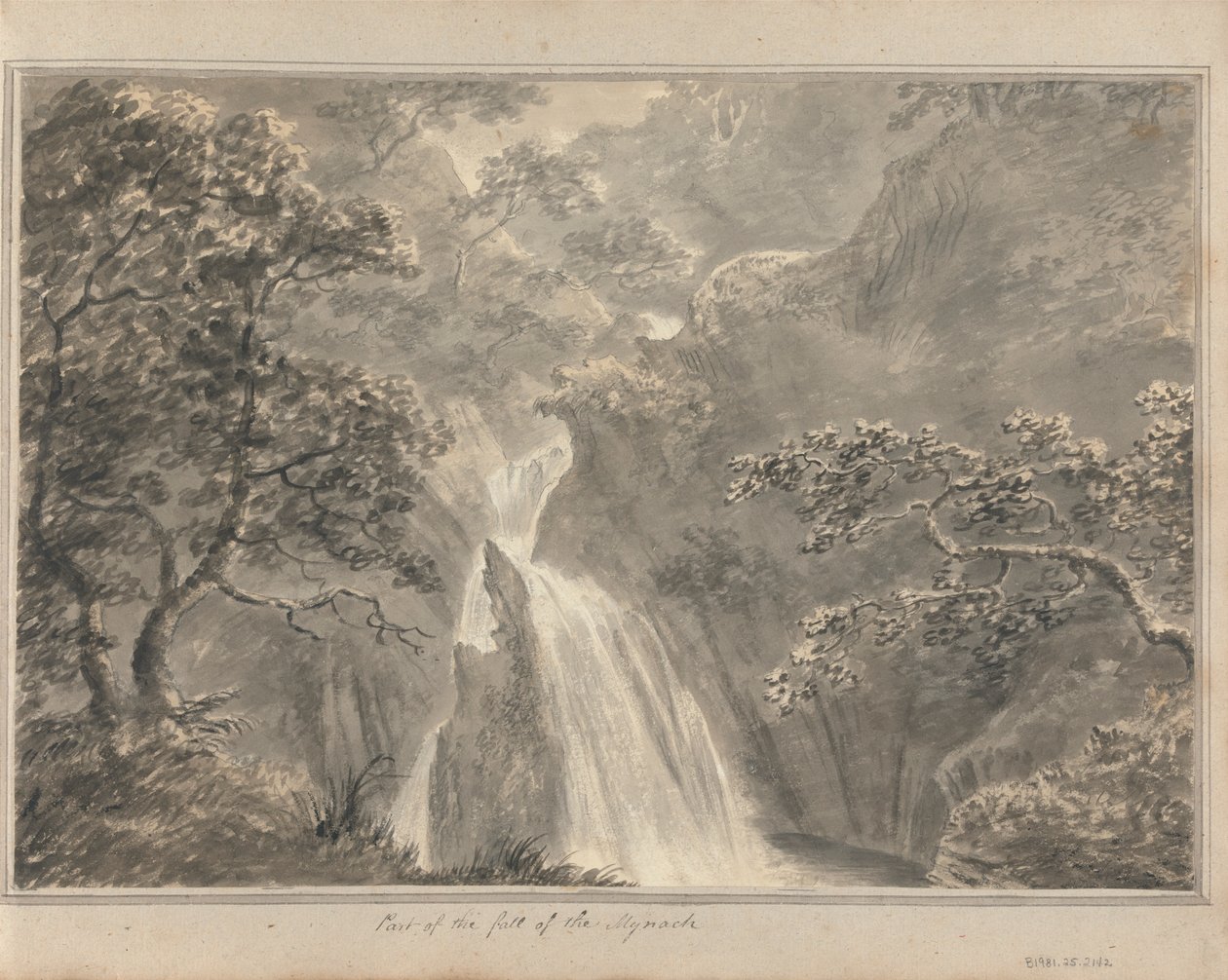 Vues en Angleterre, Écosse et Pays de Galles : Partie de la chute du Mynach - Amos Green