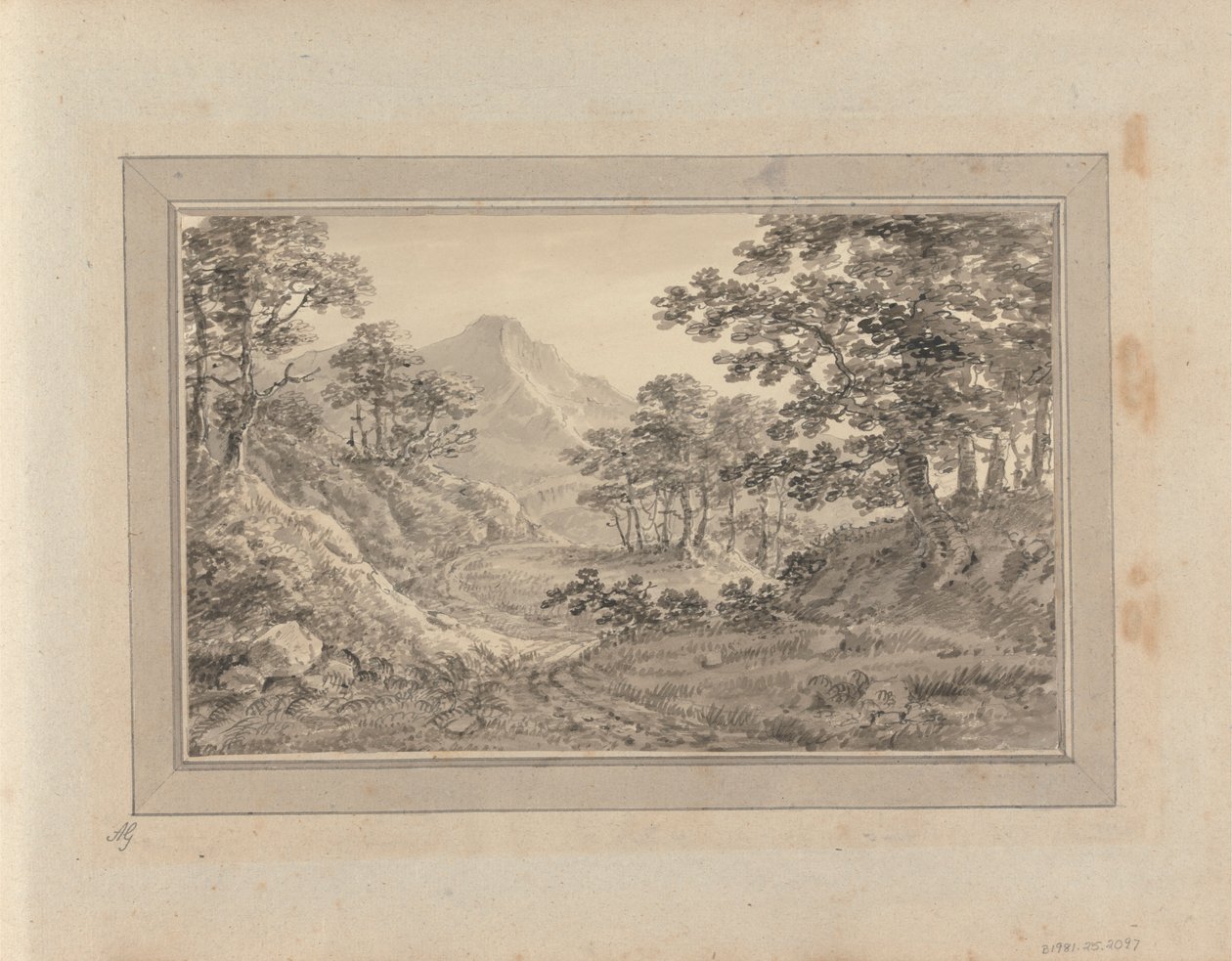 Vues en Angleterre, Écosse et Pays de Galles ; Tour en Écosse : Paysage près de Wyburn ? - Amos Green