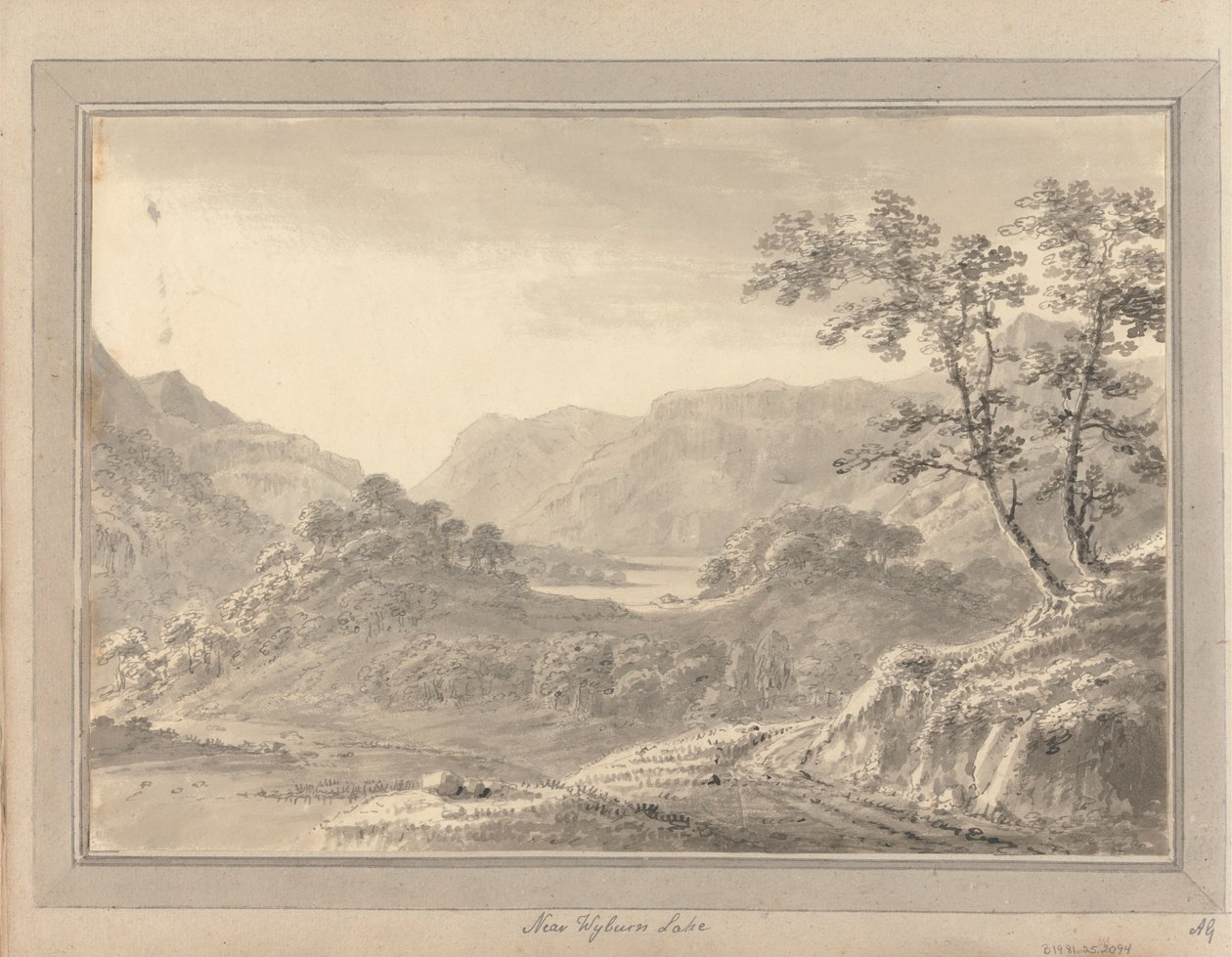 Vues en Angleterre, Écosse et Pays de Galles : Tour en Écosse ; Près du lac Wyburn - Amos Green