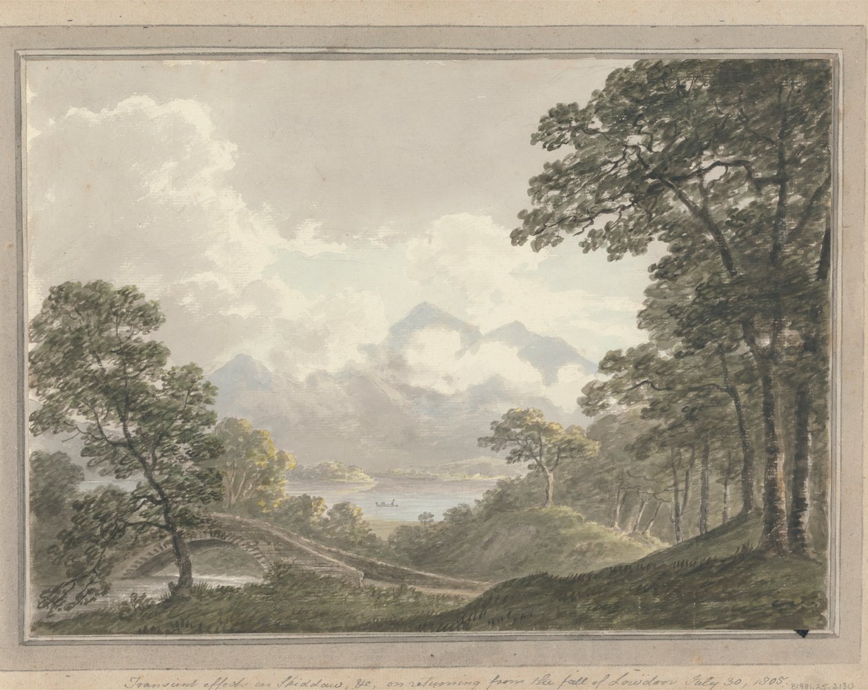 Effet transitoire sur Skodow et c., au retour de la chute de Lowdoor, 30 juillet 1805 - Amos Green