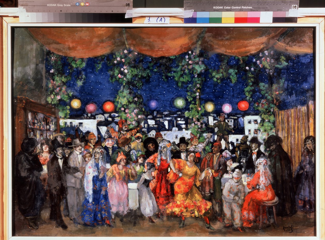 Carnaval en Espagne - Anatoli Afanasyevich Arapov
