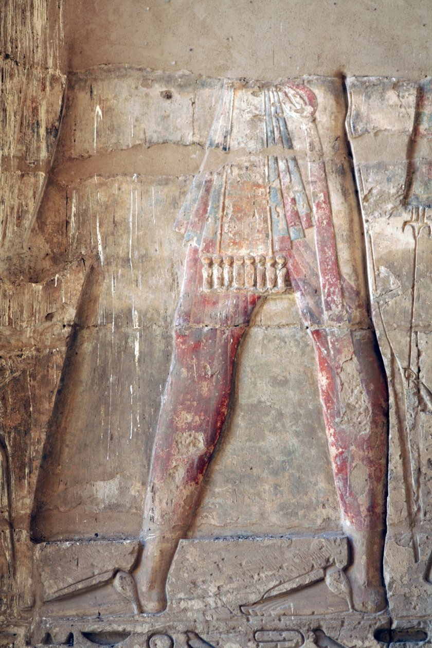 Relief du dieu soleil Râ, site funéraire de Siptah, KV47, vers 13e-12e siècle av. J.-C. - Ancient Egypt