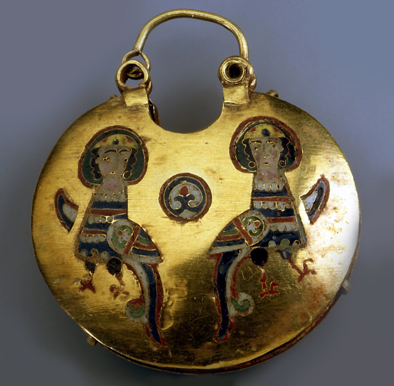 Pendentif en or Kolt avec les oiseaux Sirin - Ancient Russian Art