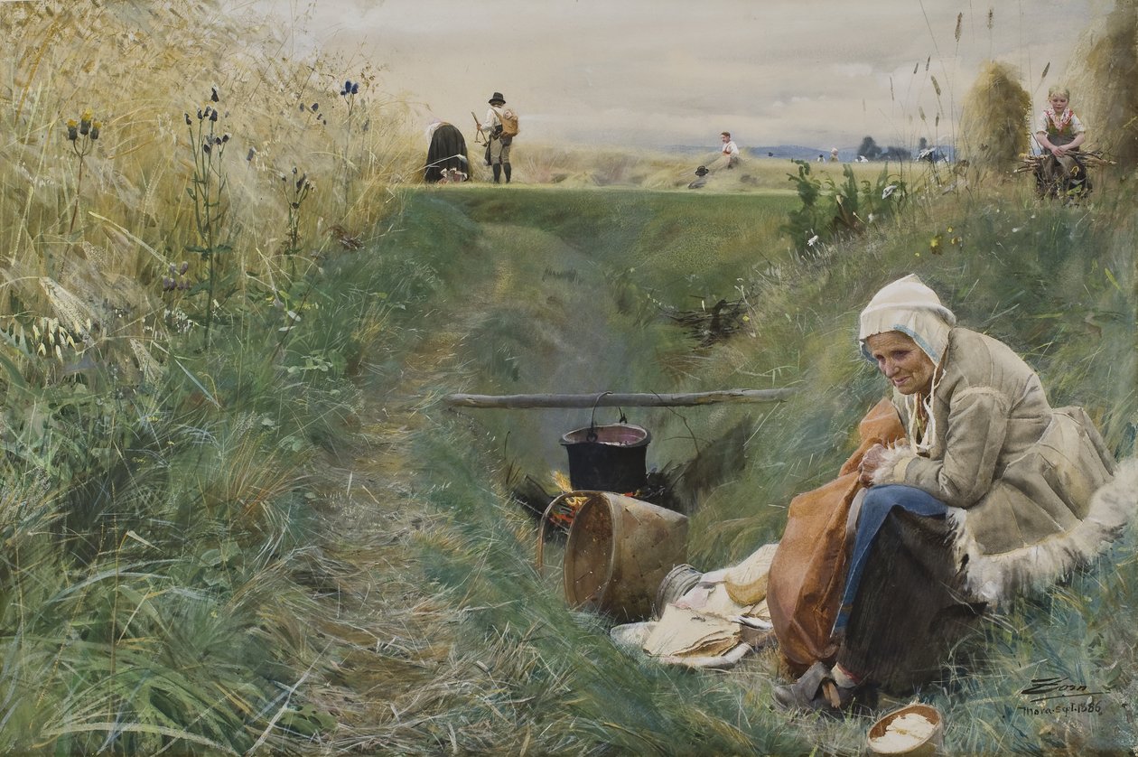 Notre pain quotidien, 1886 - Anders Leonard Zorn