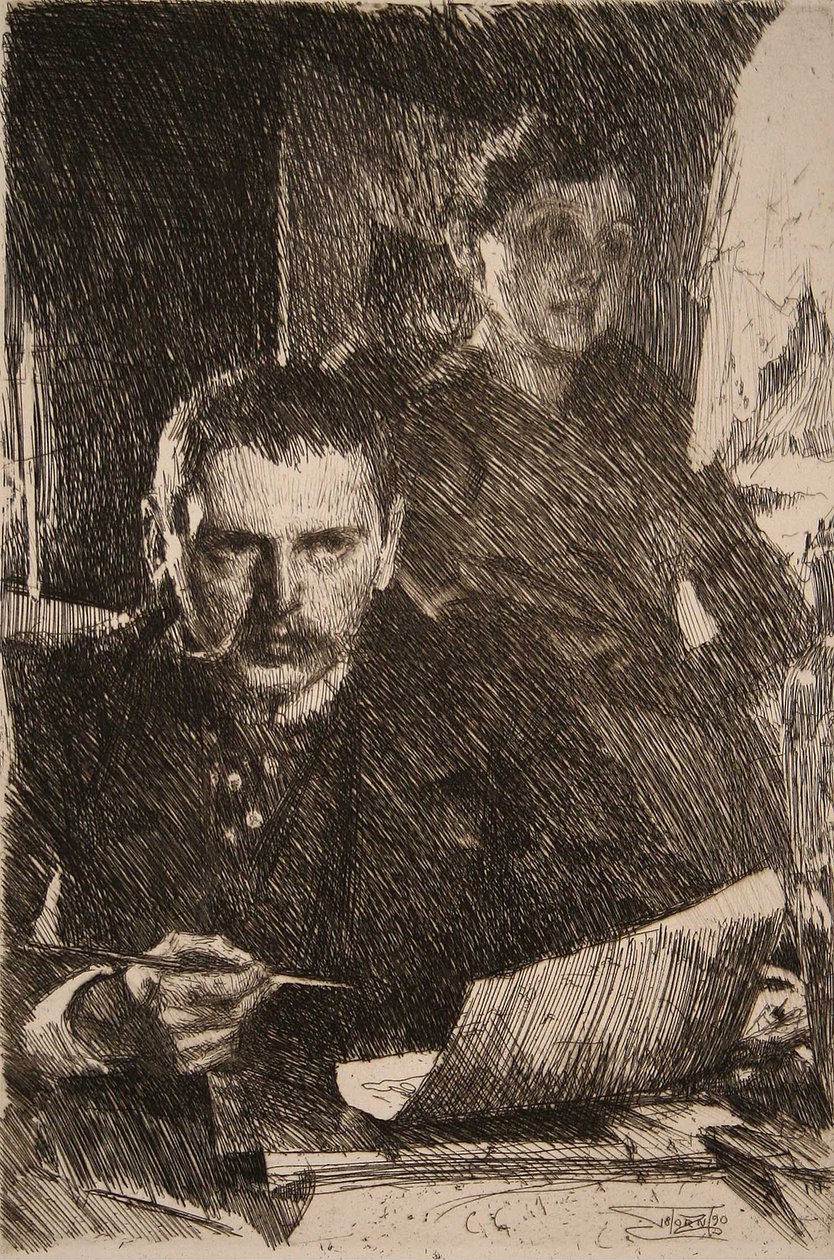 Zorn et sa femme - Anders Leonard Zorn