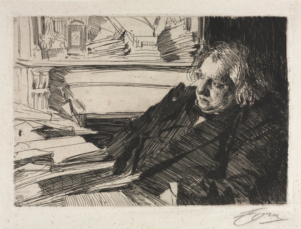 Ernest Renan, 1892 - Anders Leonard Zorn